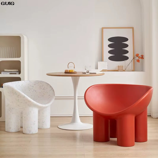 Elephant Legs Nordic Wind Light Luxury Lazy Chair Designer Home Creative Single Sofa Chair Balcony Network Red Lazy Chair